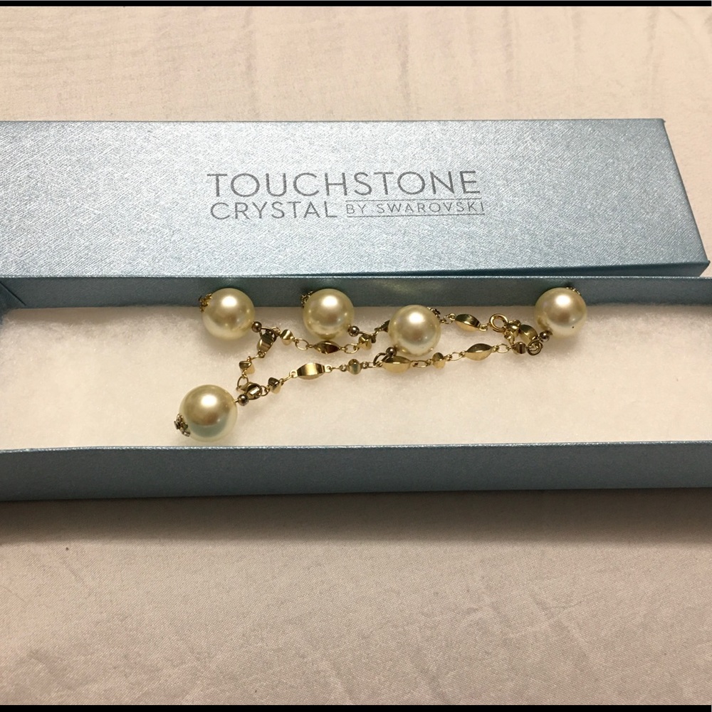 Swarovski pearl bracelet